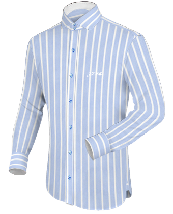 No Tuck Dress Shirts with Italian Collar 2 Button