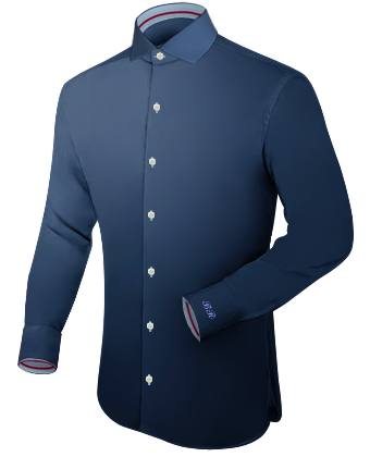 Shirts With Longer Tails with Italian Collar 1 Button