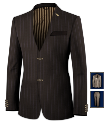 Custom Prom Suit with 2 Buttons, Single Breasted