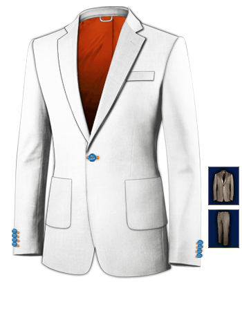 Grey Suit Women Wedding with 1 Button, Single Breasted